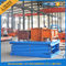 Magazynowy lub domowy stacjonarny hydrauliczny podnośnik nożycowy Cargo Podnośnik nożycowy, pomarańczowy niebieski