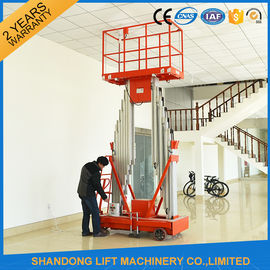 200kg Capacity 12m Height Hydraulic Aluminium Ladder Aerial Work Platform Lift With CE