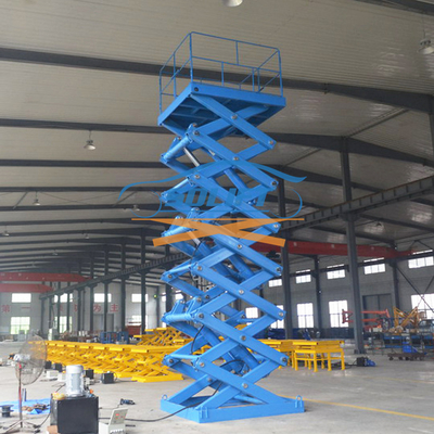 Hydrauliczne nożyczki podnośnik samochodowy 2 - 10M wysokość podnoszenia ręczne / PLC / sterowanie zdalne