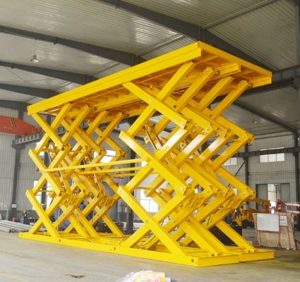 1-200tony Hydraulic Scissor Lift Warehouse Cargo Scissor Lift Platform