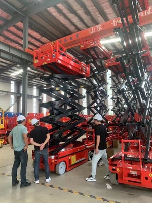 6m 8m 12m 14m Hydrauliczne mobilne samobieżne platformy podnoszące do pracy powietrznej
