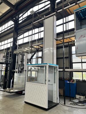 Podnośnik pionowy dla wózków inwalidzkich z stopem aluminium lub stali nierdzewnej
