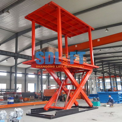 Hydrauliczny podnośnik nożycowy 3T 3M z podwójnym pokładem do garaży domowych